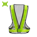 high visibility running airport volunteer class 2 black safety vest